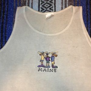 Vintage 90s Maine Tank Top